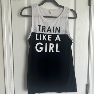 Train Like A Girl Sleeveless Top